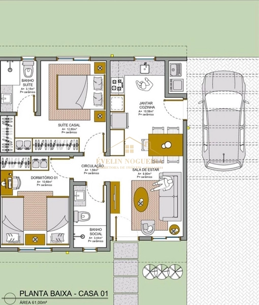 Vendo ótima casa no bairro Senai: 11ª foto da galeria de imagens do imóvel