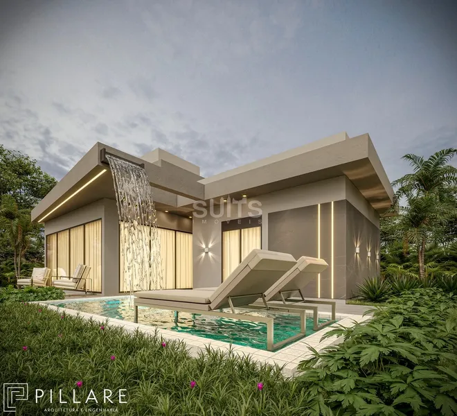 Belíssima casa de esquina no condomínio Blue: 2ª foto da galeria de imagens do imóvel