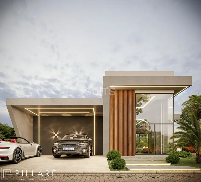 Belíssima casa de esquina no condomínio Blue: 1ª foto da galeria de imagens do imóvel