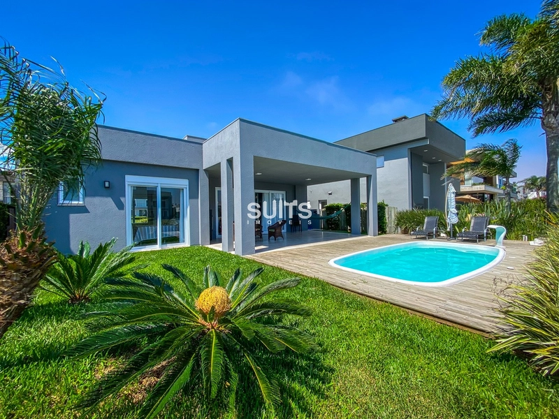 Incrível casa térrea beira lago no condomínio Enseada: 33ª foto da galeria de imagens do imóvel