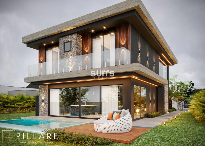 Lindo sobrado beira lago no condomínio Sunset no centro de Xangri-lá: 5ª foto da galeria de imagens do imóvel