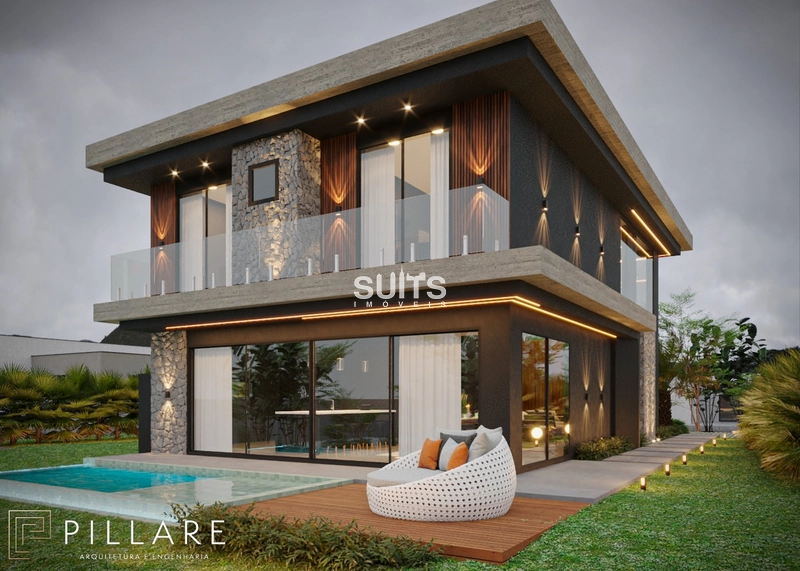 Lindo sobrado beira lago no condomínio Sunset no centro de Xangri-lá: 4ª foto da galeria de imagens do imóvel