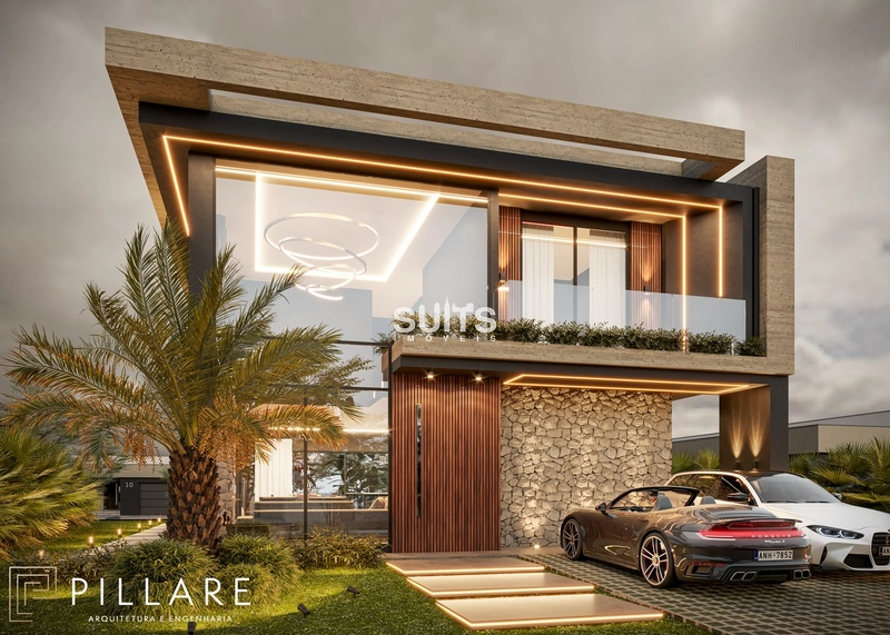 Lindo sobrado beira lago no condomínio Sunset no centro de Xangri-lá: 1ª foto da galeria de imagens do imóvel