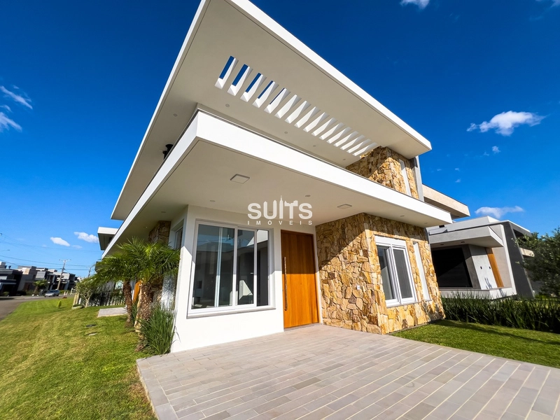 Excelente sobrado de esquina à venda no condomínio Blue: 2ª foto da galeria de imagens do imóvel