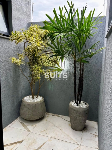 Linda casa geminada à venda no bairro planejado Santorini: 2ª foto da galeria de imagens do imóvel