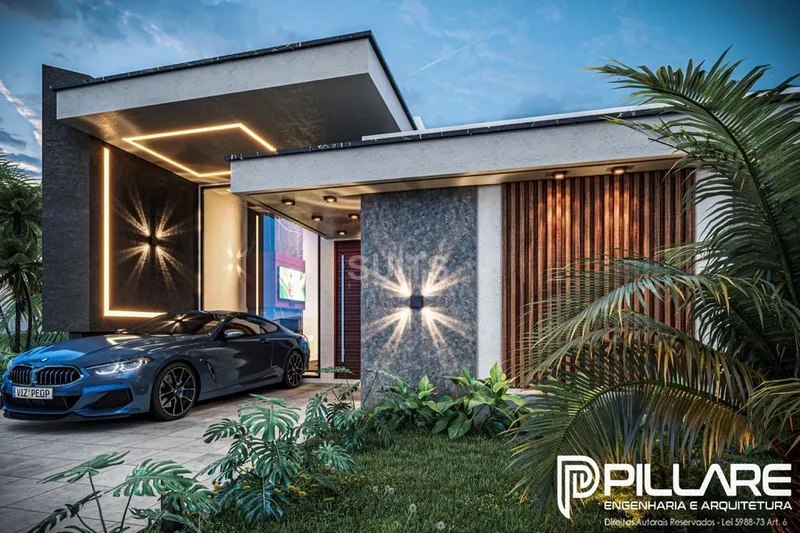 Belíssima casa em construção no condomínio Blue em Xangri-Lá: 3ª foto da galeria de imagens do imóvel