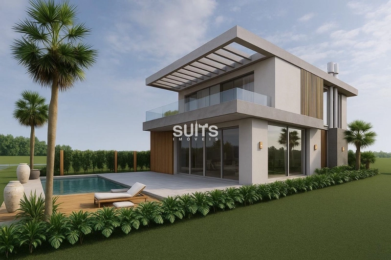 Excelente sobrado beira lago no condomínio Riviera: 1ª foto da galeria de imagens do imóvel