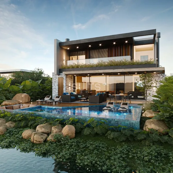 Excelente Sobrado Beira-Lago no Condomínio Riviera: 2ª foto da galeria de imagens do imóvel