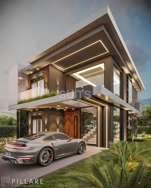 Incrível sobrado de esquina à venda no condomínio Blue: 3ª foto da galeria de imagens do imóvel