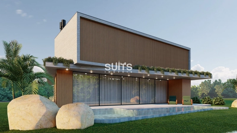 Sobrado a beira lago de alto padrão no condomínio Enseada: 8ª foto da galeria de imagens do imóvel