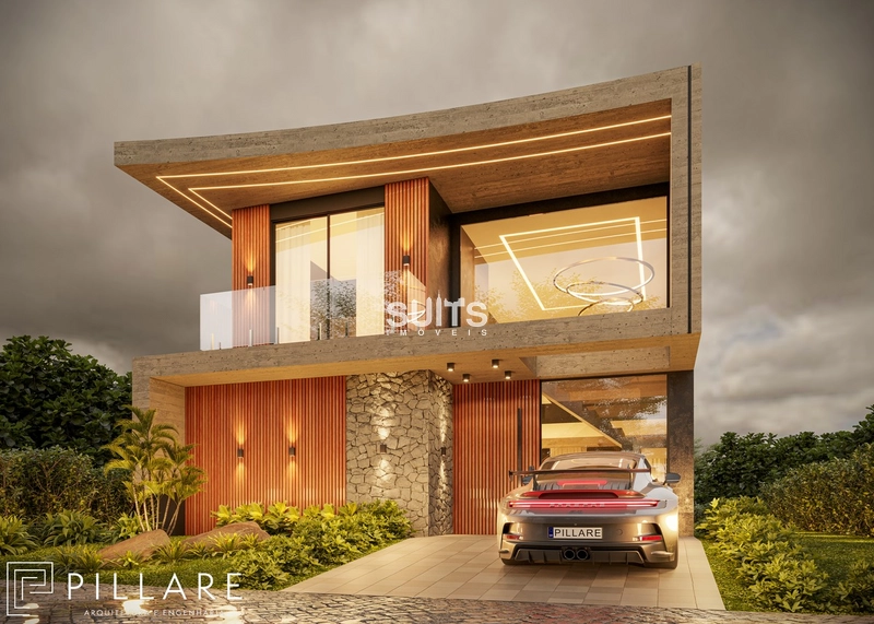 Lindo sobrado com 223m², frente norte, à venda no condomínio Sunset: 1ª foto da galeria de imagens do imóvel