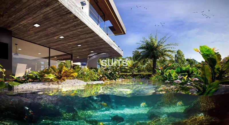 Mansão com vista para lagoa dos quadros no Cond. Velas da Marina: 3ª foto da galeria de imagens do imóvel