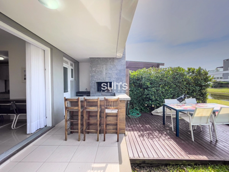 Apartamento giardino na beira do lago no cond. Rossi Atlântida: 8ª foto da galeria de imagens do imóvel