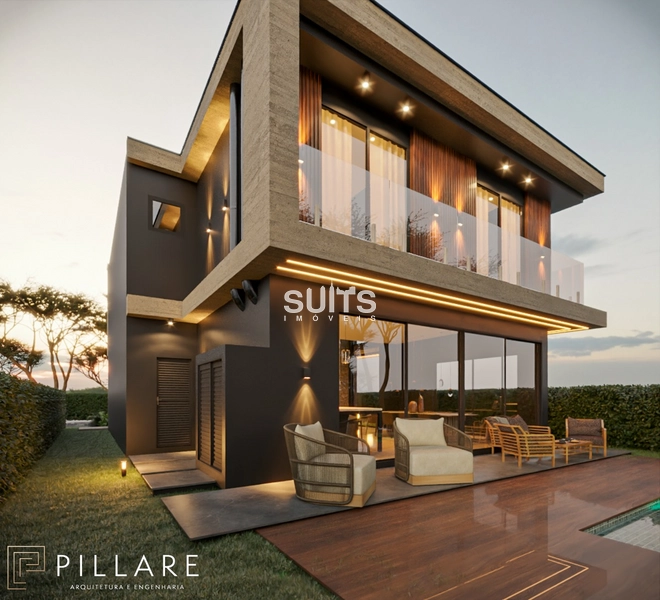 Excelente sobrado à venda no condomínio Allure: 3ª foto da galeria de imagens do imóvel