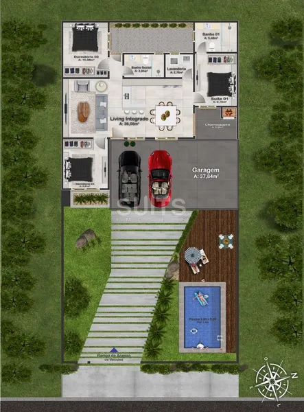 Excelente casa de Alto Padrão na praia de Atlântida Sul: 20ª foto da galeria de imagens do imóvel