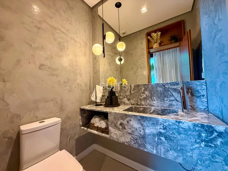 Excelente sobrado beira lago à venda no condomínio Amare Home Resort: 5ª foto da galeria de imagens do imóvel