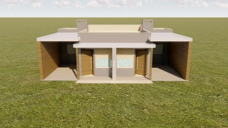 Casa geminada em construção no centro de Xangri-Lá: 1ª foto da galeria de imagens do imóvel