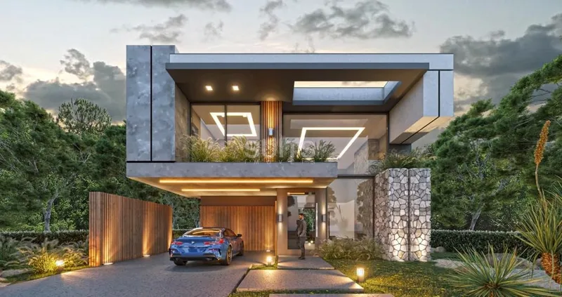 Excelente sobrado beira lago no condomínio Blue: 1ª foto da galeria de imagens do imóvel