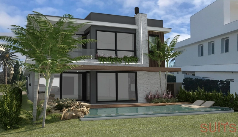 Mansão beira lago de alto padrão no condomínio Enseada: 5ª foto da galeria de imagens do imóvel