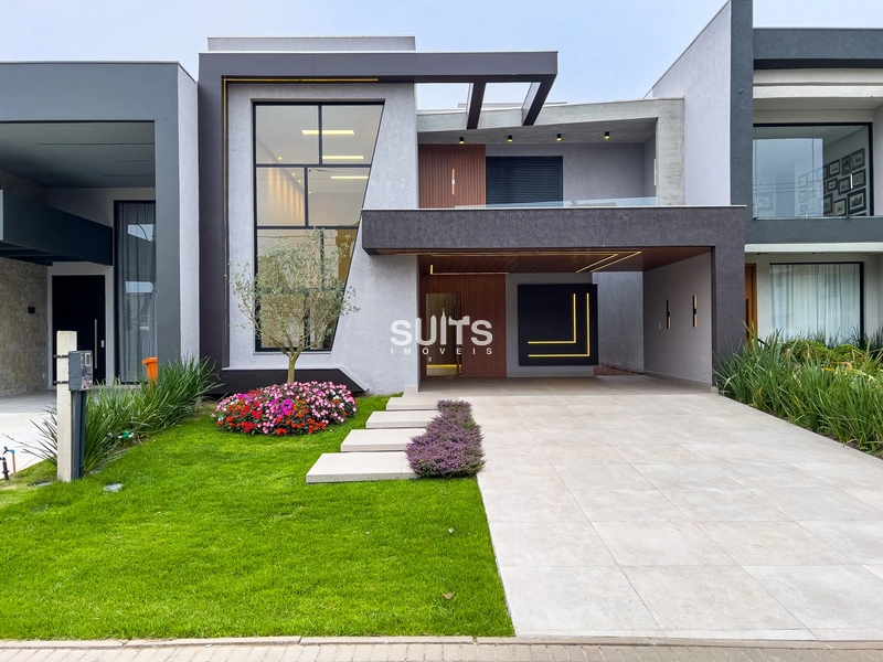 Excelente sobrado novo no condomínio Sunset: 1ª foto da galeria de imagens do imóvel