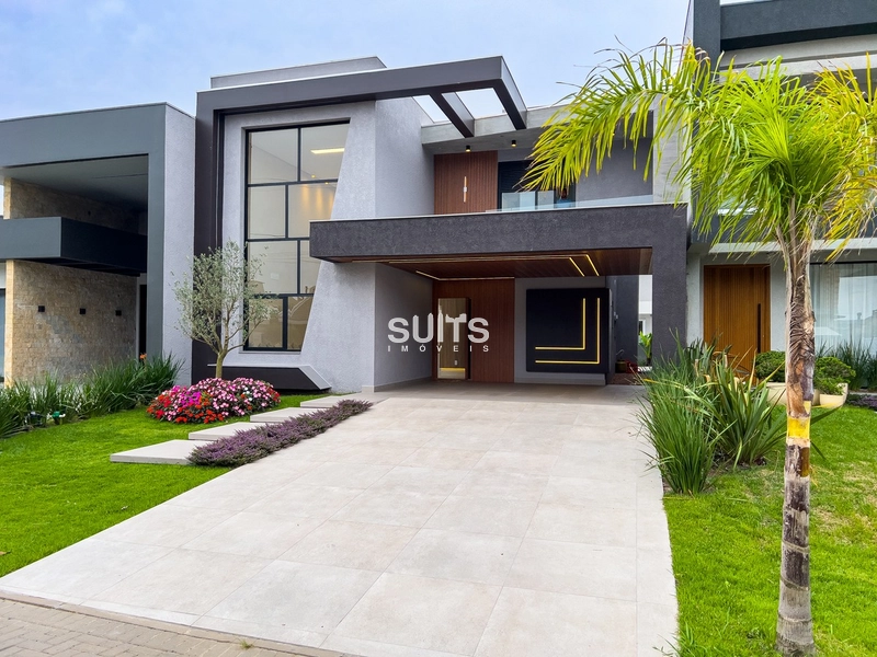 Excelente sobrado novo no condomínio Sunset: 2ª foto da galeria de imagens do imóvel