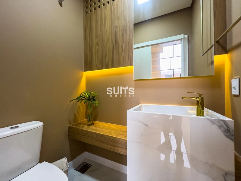 Excelente sobrado novo no condomínio Sunset: 9ª foto da galeria de imagens do imóvel