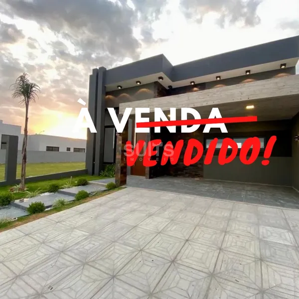 Linda casa à venda no bairro planejado Santorini: 1ª foto da galeria de imagens do imóvel