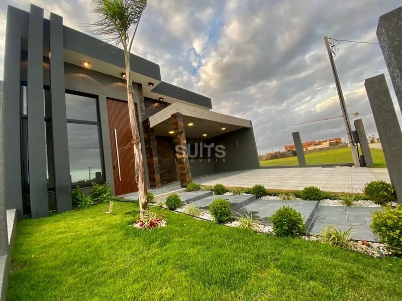 Linda casa à venda no bairro planejado Santorini: 3ª foto da galeria de imagens do imóvel