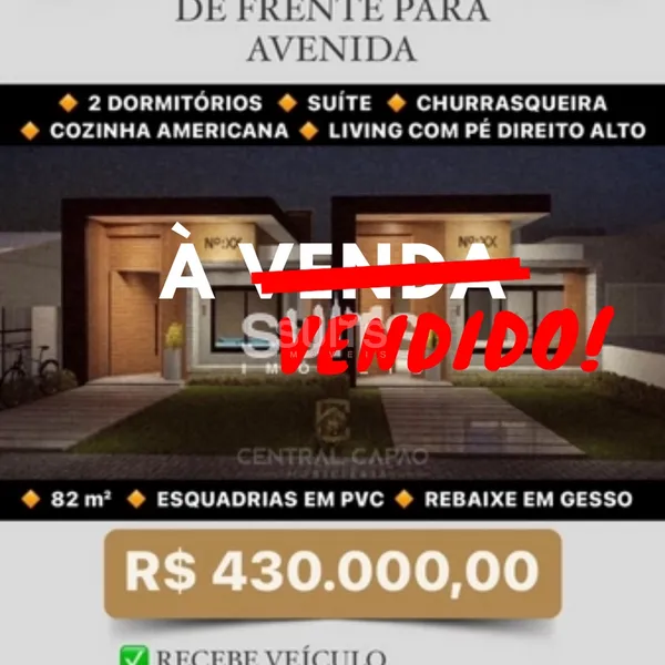 Lindíssimo geminado à venda na praia de Noiva do Mar: 1ª foto da galeria de imagens do imóvel