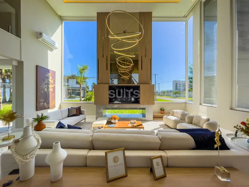 Incrível mansão mobiliada e decorada no condomínio Enseada: 10ª foto da galeria de imagens do imóvel