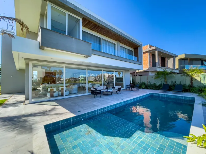 Incrível mansão mobiliada e decorada no condomínio Enseada: 5ª foto da galeria de imagens do imóvel