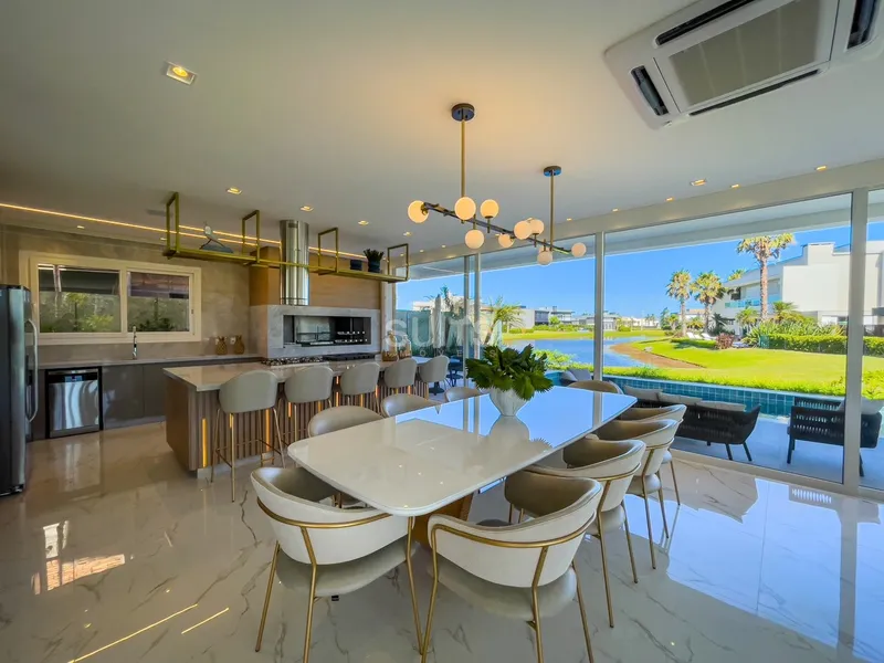 Incrível mansão mobiliada e decorada no condomínio Enseada: 21ª foto da galeria de imagens do imóvel