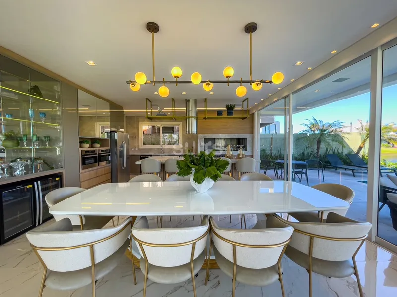 Incrível mansão mobiliada e decorada no condomínio Enseada: 22ª foto da galeria de imagens do imóvel