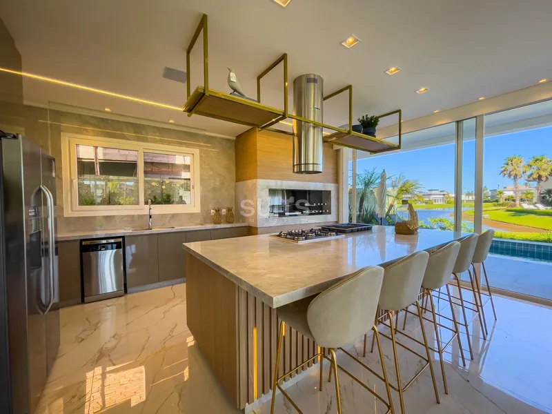 Incrível mansão mobiliada e decorada no condomínio Enseada: 24ª foto da galeria de imagens do imóvel