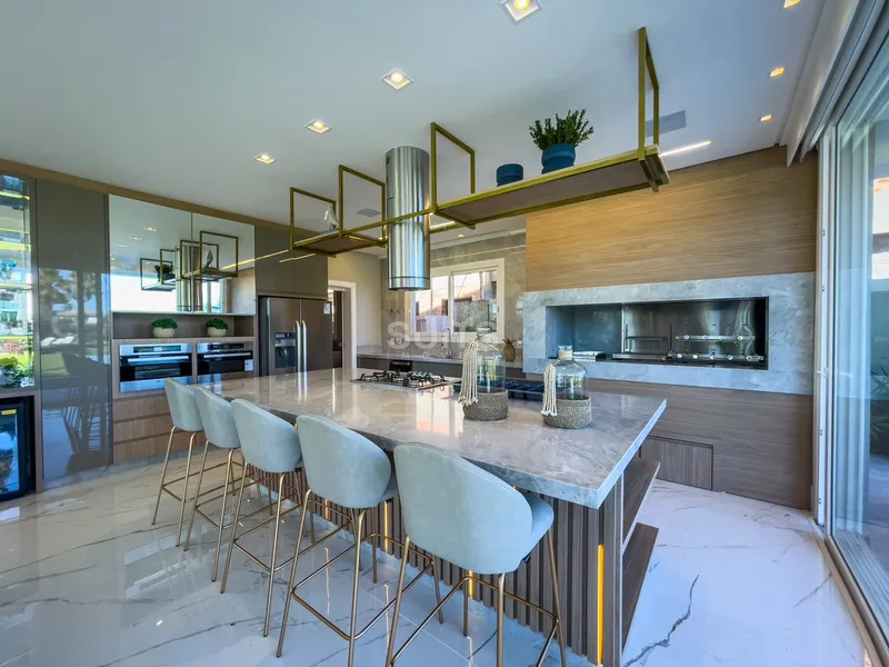 Incrível mansão mobiliada e decorada no condomínio Enseada: 23ª foto da galeria de imagens do imóvel