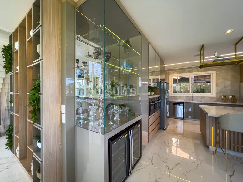 Incrível mansão mobiliada e decorada no condomínio Enseada: 20ª foto da galeria de imagens do imóvel