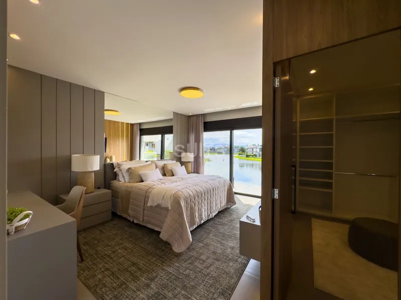 Mansão beira lago com padrão AAA no condomínio Enseada: 45ª foto da galeria de imagens do imóvel