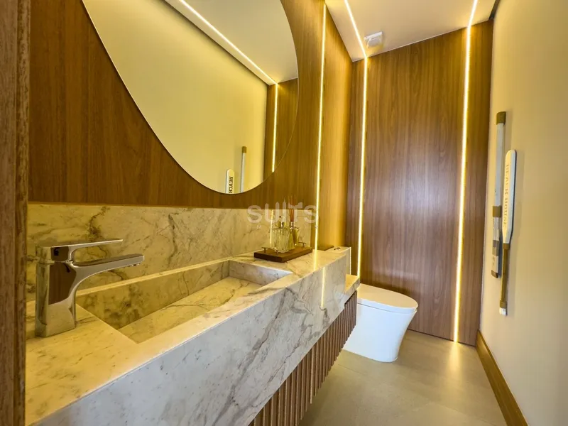 Mansão beira lago com padrão AAA no condomínio Enseada: 13ª foto da galeria de imagens do imóvel