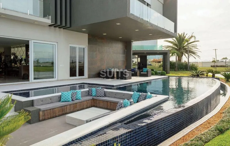 Belíssima mansão beira lago no condomínio Enseada: 22ª foto da galeria de imagens do imóvel