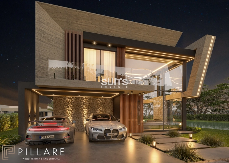 Belíssimo sobrado beira lago no condomínio Sunset: 2ª foto da galeria de imagens do imóvel