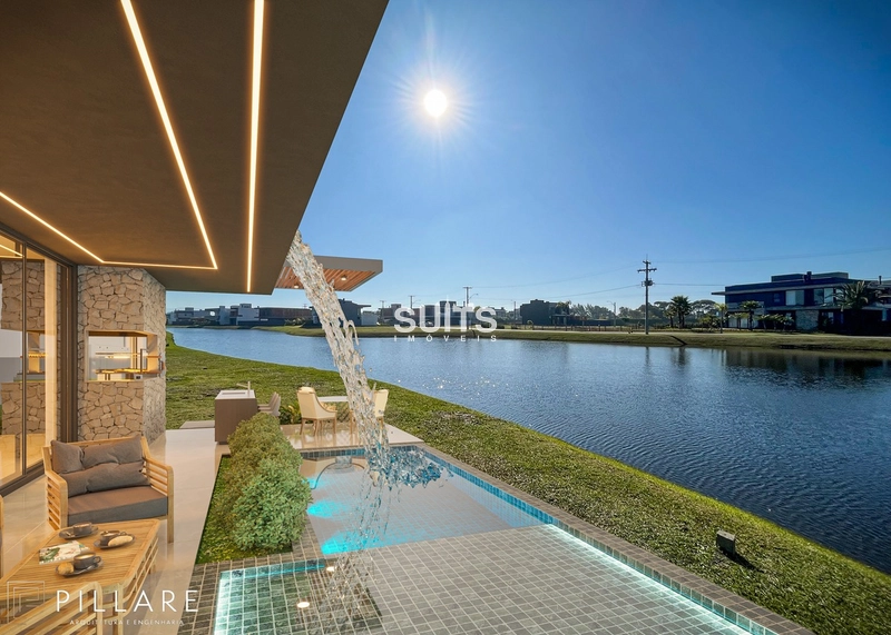 Belíssimo sobrado beira lago no condomínio Sunset: 5ª foto da galeria de imagens do imóvel