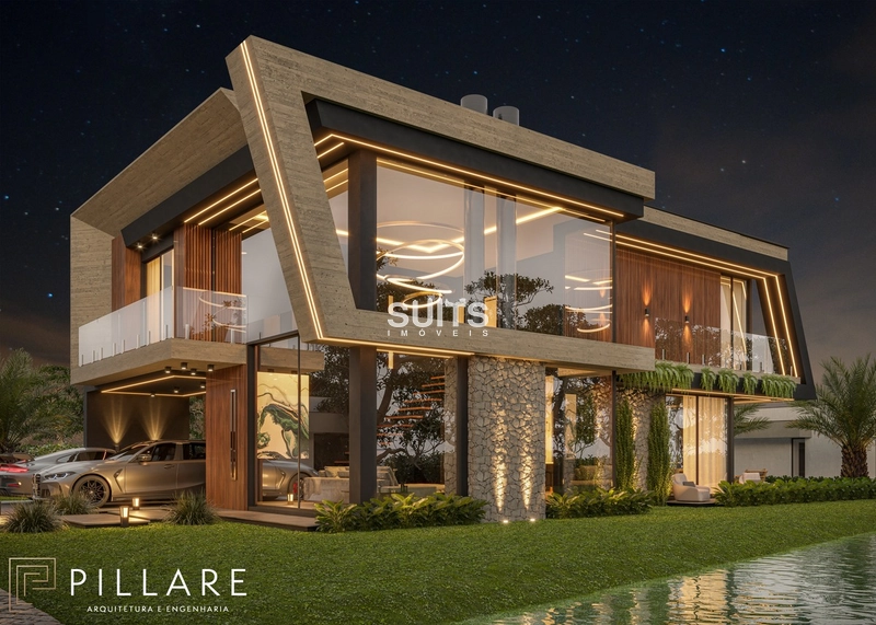 Belíssimo sobrado beira lago no condomínio Sunset: 7ª foto da galeria de imagens do imóvel