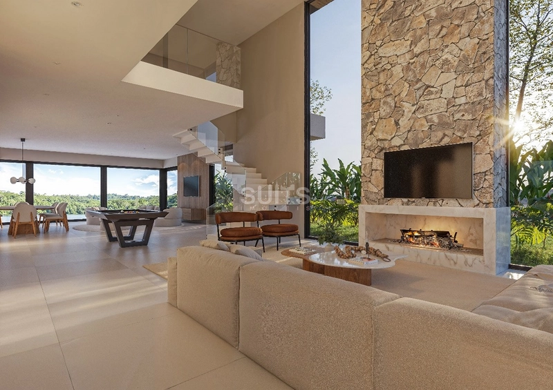 Belíssimo sobrado beira lago no condominio Sense: 5ª foto da galeria de imagens do imóvel