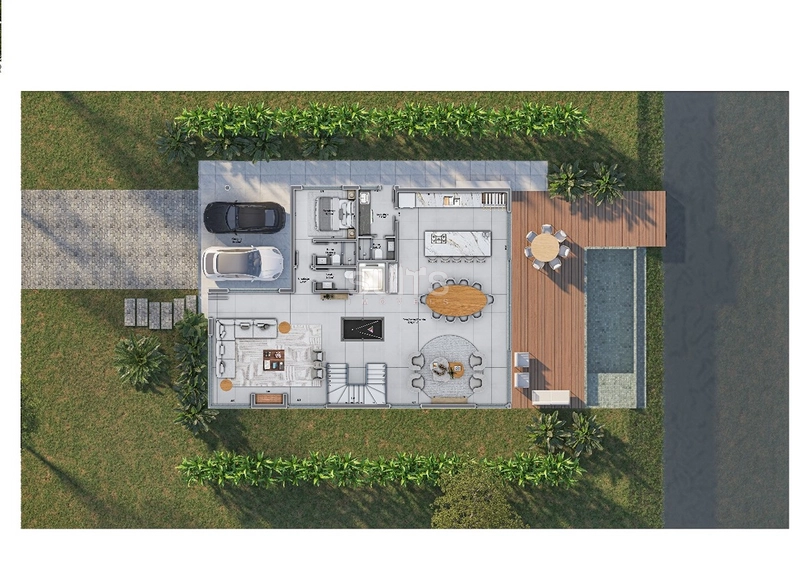 Belíssimo sobrado beira lago no condominio Sense: 7ª foto da galeria de imagens do imóvel