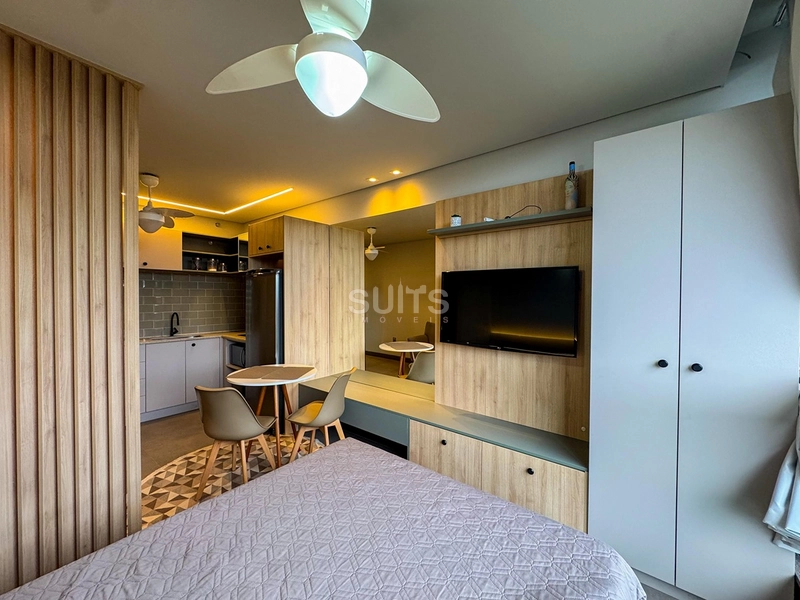 Ótimo loft mobiliado e decorado no Ed. Livin em Atlântida : 5ª foto da galeria de imagens do imóvel
