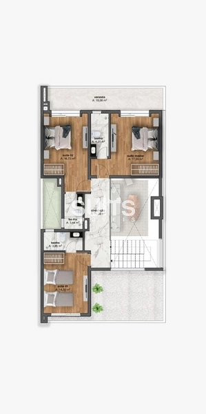 Sobrado de esquina à venda no condomínio Blue: 20ª foto da galeria de imagens do imóvel