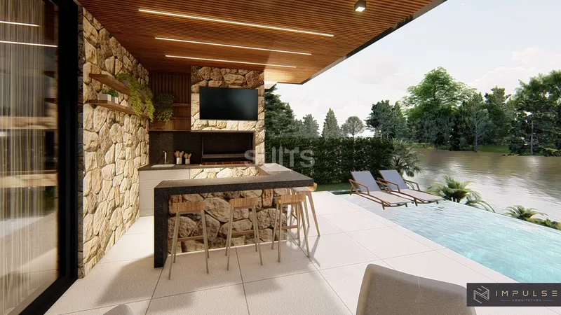 Magnifico sobrado com 456m² privativos a beira do lago no Enseada: 5ª foto da galeria de imagens do imóvel