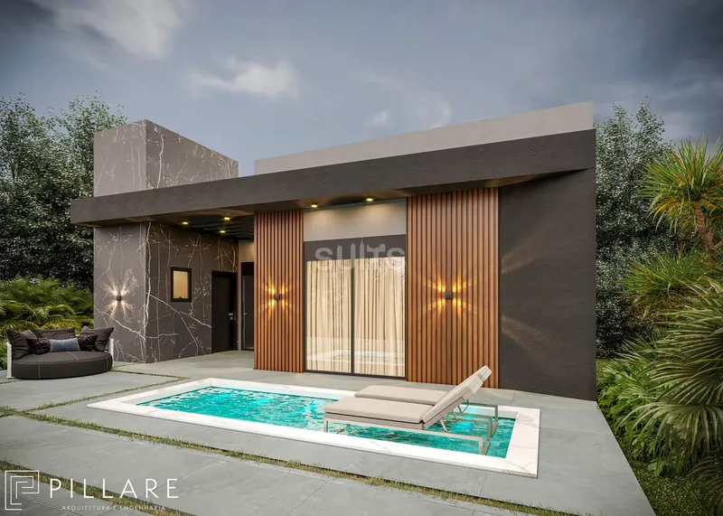 Linda casa em construção no condomínio Blue em Xangri-Lá: 2ª foto da galeria de imagens do imóvel