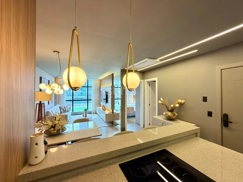 Excelente apartamento mobiliado e decorado no Ed. Livin em Atlântida : 5ª foto da galeria de imagens do imóvel