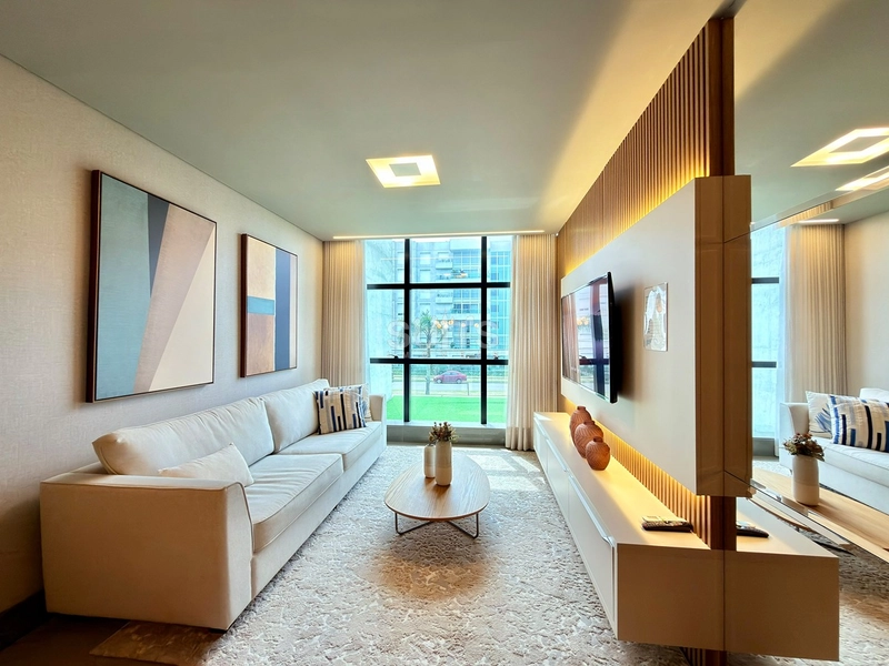 Excelente apartamento mobiliado e decorado no Ed. Livin em Atlântida : 1ª foto da galeria de imagens do imóvel